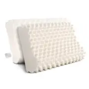 Giselle Bedding Natural Latex Pillow Contour Talalay Pillows Bed Sleep Egg Crate