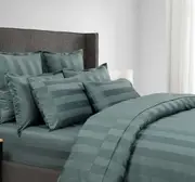Bespoke 1200TC Sheet Set Slate Green King Bed