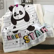 Stars Panda Throw Blanket