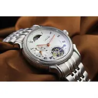 在飛比找蝦皮購物優惠-JL 王者風範兩地星相機械腕錶