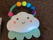 Baby B Rain-Glow Squeeze- light up cloud rattle