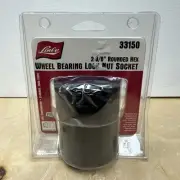 Lisle 33150 2 3/8" Round Hex Wheel Bearing Lock Nut Socket Made In USA