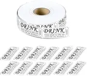Moguri 1 Roll of 1000 Free Drinks Tickets, Raffle Tickets, Party Tickets for Events, Weddings and Parties