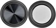 JINGERL 2Pcs 61MM Bass Radiator Speaker Diaphragm Subwoofer Speaker Vibration Passive Radiator Rubber Plate DIY Woofer Audio