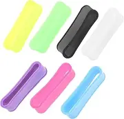 GAROZATION 7pcs Handle Grip Glue Tennis Overgrips Band Badminton Tennis Grips Tennis Racquet Secures Overgrip Racket Grips Tennis Racket Accessories Tennis Racquet Grips Racket Accessory