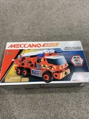 Meccano Junior, Rescue Fire Truck with Lights and Sounds Building Kit New