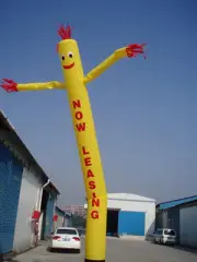 NOW LEASING Air Inflatable Sky Puppet Great Dancer - 20 FT Plain Yellow