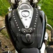 S) HONDA VTX1300 S, R, C,T, CUSTOM & RETRO LEATHER TANK Panel Cover Pad Bra Bib