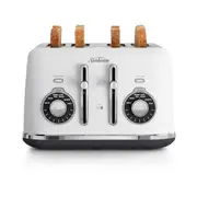 Sunbeam Alinea Select 4 Slice Bread Select Toaster - White Sky