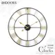 【iINDOORS】Loft 簡約設計時鐘-雙色金針60cm