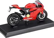 limimo for Ducati 1199 Panigale 1:18 Motorcycle Model Red Die-cast Motorcycle Miniature Race Toys for Gift Collection Motorcycle Model