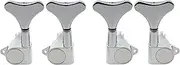 Musiclily 2R2L Sealed Bass Tuners Tuning Pegs Keys Machine Heads Set, Chrome