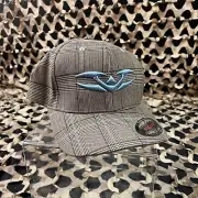NEW Valken Hollywood FlexFit Hat - Brown/Ice Blue - Large/X-Large