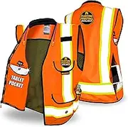 KwikSafety - Charlotte, NC - GODFATHER + GODMOTHER Safety Vest [CUSHIONED COLLAR + TABLET POCKET] Class 2 + Class 3 ANSI OSHA