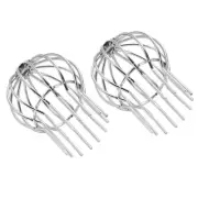 2Pcs Gutter Guard, 4 Inch 304 Stainless Steel Down Pipe Gutter