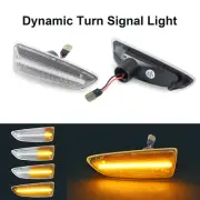 2X Amber Dynamic LED Side Marker Light For OPEL Astra K J Insignia B Grandland X (for: Opel)