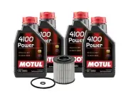 4L Motul 4100 POWER 15W50 Wix XP Filter Motor Oil Change Kit API SL/CF For Mazda (for: Mazda)