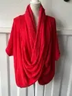 "KESHET"SIZE"S/M"LADIES*TOMATO* RELAXEDFIT HARLOW TWIST TOP/JUMPER~BNWT*
