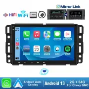 8" Car Stereo Head Unit Carplay Android 13 Auto 2+64G GPS Navigation WIFI USB