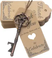 52Pcs Vintage Skeleton Key Bottle Opener Party Favor Wedding Favor Guest Souveni