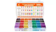 Car Fuse Assortment Kit Automotive Mini Blade Fuses RV Truck Motorcycle 300 Pcs