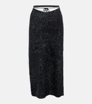 [Rotate] Rotate Pencil knit midi skirt AU 14 blue