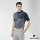 【pierre cardin 皮爾卡登】 男裝吸濕排汗數位印花短袖polo衫-丈青色 (5217211-38)