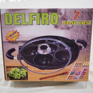 Delfiro 7 最新不粘蛋糕模具的凹孔