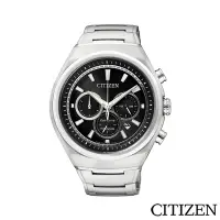 在飛比找Yahoo奇摩購物中心優惠-CITIZEN星辰 超級鈦三眼計時腕錶 CA4021-51E