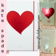 NEW Kate Spade Valentine's Day Take Note Large Notebook Journal