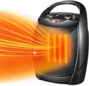 Small Electric Space Heater Ceramic Portable Heater Fan 750W/1500W