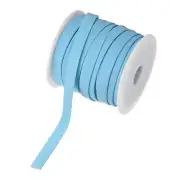 Double Fold Bias Tape 1/2 Inch 25 Yards for Sewing/Seaming/DIY [Light Blue]