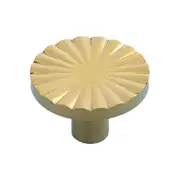 Sunflower Cabinet Handle Single Hole Gold Drawer Pull for Wardrobe Closet Door