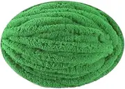 Crochet Wool 250G Fluffy Thick Plush Baby Warm Knitted Cotton Crochet Yarn DIY Blanket Scarf Rainbow Wool (Color : 22-ping guo lv)