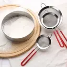 Mesh Strainer Sifter Stainless Steel Baking Flour Sieve Cocoa Powder Sieve