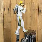 Green Bay Packers Beer Tap Handle Aaron Rodgers Football White Keg Kegerator