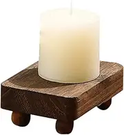 Cileznw Wooden Display Shelves, Display Shelves for Perfume, Stackable Storage Shelves - Decorative Home Decor Organizer Rack for Aromatherapy Candles, Perfumes