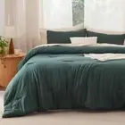 Bedsure King Size Comforter Set - Forrest Green NEW Comforter Reversible
