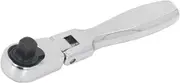Drive Flex-Head Ratchet, 2 in 1 Ratchet Wrench 1/4 Inch 72-Tooth Ratchet Wrench, Quick Release Reversible Design, 80 Degree Flex, Ratchet Combination Wrench