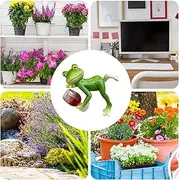 Frog Planter Pot Decorations, Planter Pot Hanger | Hugger Frog Resin Flower Pot Hanger for Planter,Figurine Climbing Garden Decoration c