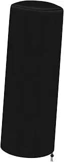 Patio Heater Cover Outdoor Heater Cover Easy Installation Accessories Portable Outside Heavy Duty with Zipper and Storage Bag , Black