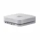 集線器和HDD機櫃2合1 Hagibis Type-C Docking Station & Stand 支持5TB以內擴充 適用Mac Mini M1 銀 [2美國直購]