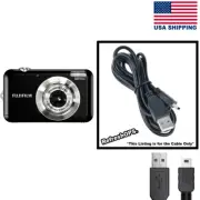 Fujifilm FinePix JV100 12 MP Digital Camera USB Cable Transfer Cord Replacement