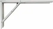 Folding Steel Square Abat-Table White 30X52Cm.