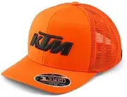 KTM Kids Logo Mesh Trucker Cap, Orange, Ready to Race, Snapback, Orange