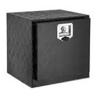 46cm X 45cm X 46cm Powdercoated Black Finish Diamond Tread Aluminum Tool Box