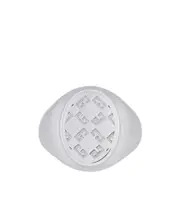 2G ring in metal 58,60 silver