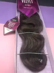 VELVET REMI_100%_human_hair_HOLLYWOOD_WAVE_WEAVE_EXTENSION_14"_#F1B/33