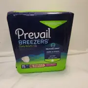 Prevail Breezers 360 Daily Briefs Size XL Protective Hygiene 15 Count New USA