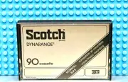 SCOTCH DYNARANGE 90 TYPE I BLANK CASSETTE TAPE (1) (USED)